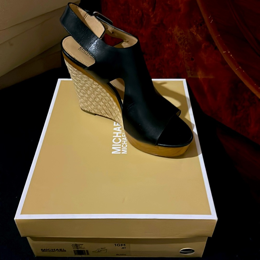Michael Kors Josephine wedge leather